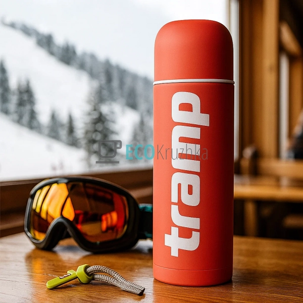 Термос Tramp Soft Touch 1200 мл Оранжевий TRC-110-orange