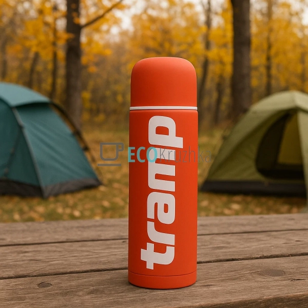 Термос Tramp Soft Touch 1200 мл Оранжевий TRC-110-orange