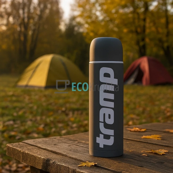 Термос Tramp Soft Touch 1200 мл Сірий TRC-110-grey