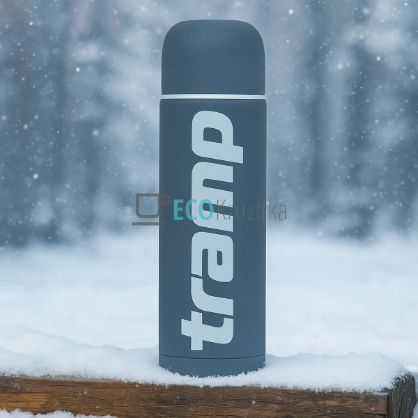 Термос Tramp Soft Touch 1200 мл Сірий TRC-110-grey