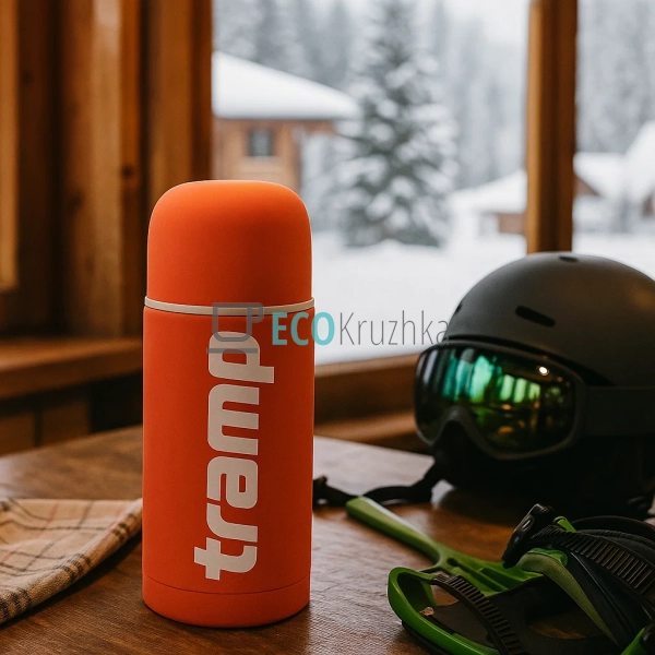 Термос Tramp Soft Touch 750 мл Оранжевий TRC-108-orange