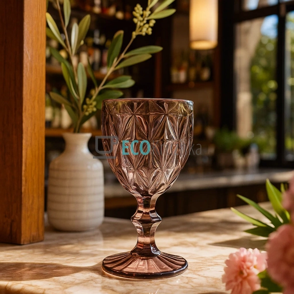 Набір келихів для вина з кольорового скла 260 мл Бордо ( ... Набір келихів для вина з кольорового скла 260 мл Бордо ( ...