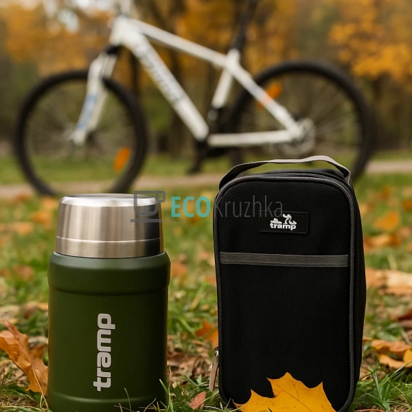 Термос Tramp харчової 800 мл з нержавіючої сталі ложкою ... Термос Tramp харчової 800 мл з нержавіючої сталі ложкою ...