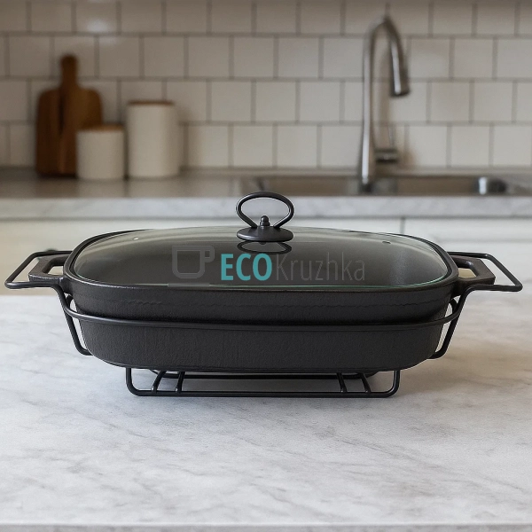 Марміт керамічний Kamille прямокутний 43 х 21.5 х 11 см ... Марміт керамічний Kamille прямокутний 43 х 21.5 х 11 см ...