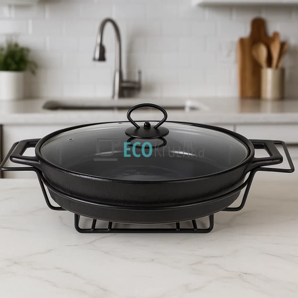 Марміт керамічний Kamille овальний 43 х 26.5 х 12 см з п ... Марміт керамічний Kamille овальний 43 х 26.5 х 12 см з п ...