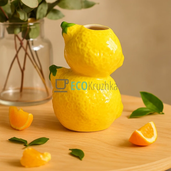 Декоративна порцелянова ваза Lemon 14 см — жовта ваза дл ... Декоративна порцелянова ваза Lemon 14 см — жовта ваза дл ...