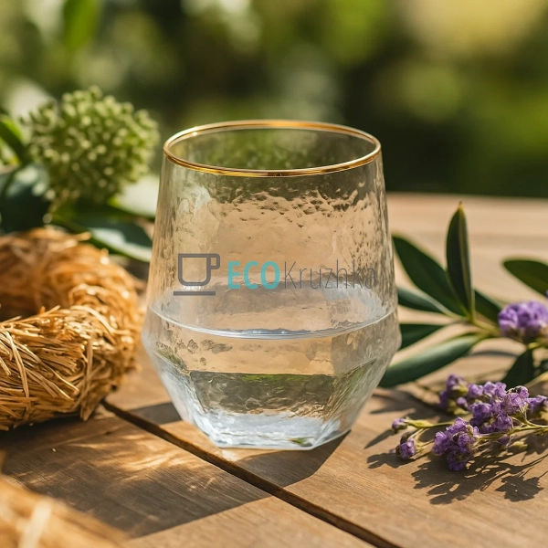 Склянка "Прозора бірюза" обємом 450 мл (579-235)