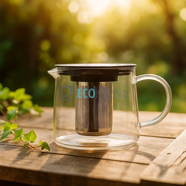 Заварювальний скляний чайник ...