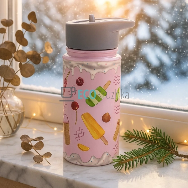 Термопоїлка Морозиво для дітей 480 мл з нержавіючої стал ... Термопоїлка Морозиво для дітей 480 мл з нержавіючої стал ...