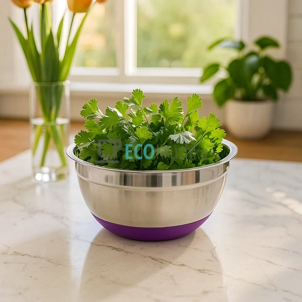 Миска 18х9 см із нержавіючої сталі з антискользьким дном ... Миска 18х9 см із нержавіючої сталі з антискользьким дном ...