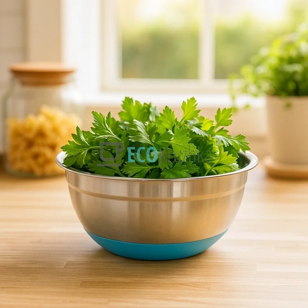 Миска 20х10 см із нержавіючої сталі з антискользьким дно ... Миска 20х10 см із нержавіючої сталі з антискользьким дно ...