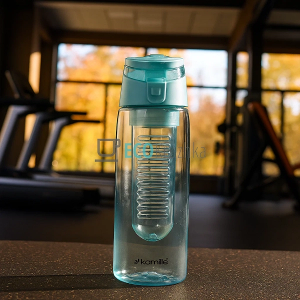 Спортивна пляшка для води Kamille 660 мл EK6481 Спортивна пляшка для води Kamille 660 мл EK6481