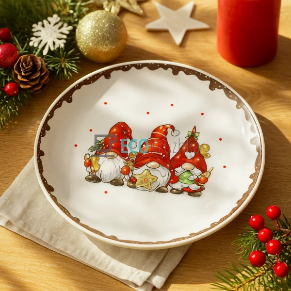 Керамічна обідня тарілка "Гн ...