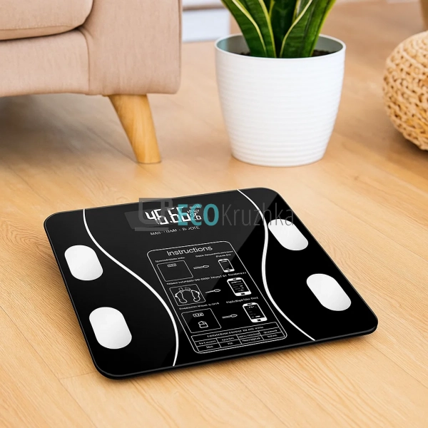 Електронні підлогові ваги до 180 кг з датчиком температу ... Електронні підлогові ваги до 180 кг з датчиком температу ...