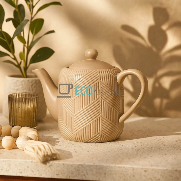 Чайник-заварник "Geometry Beige" Maestro MR-20004-08 Чайник-заварник "Geometry Beige" Maestro MR-20004-08