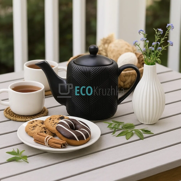 Чайник-заварник "Geometry Black" Maestro MR-20003-08 Чайник-заварник "Geometry Black" Maestro MR-20003-08