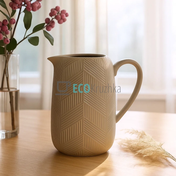 Глечик "Geometry Beige" Maestro MR-20004-55