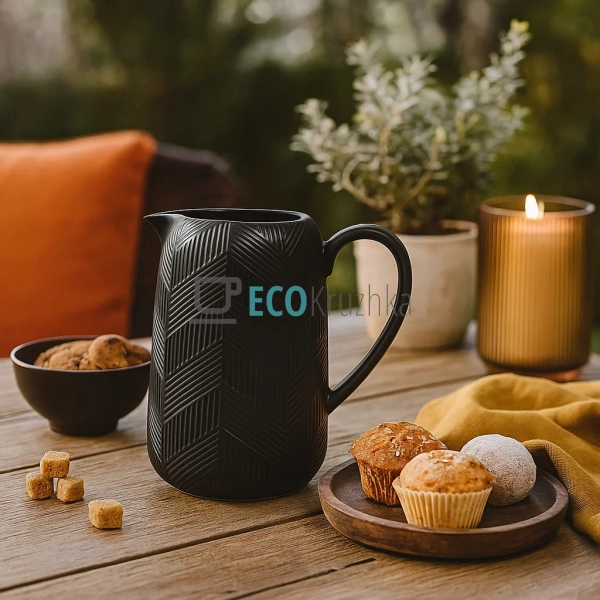 Глечик "Geometry Black" Maestro MR-20003-55