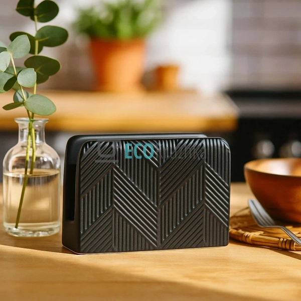 Серветниця "Geometry Black" Maestro MR-20003-44 Серветниця "Geometry Black" Maestro MR-20003-44