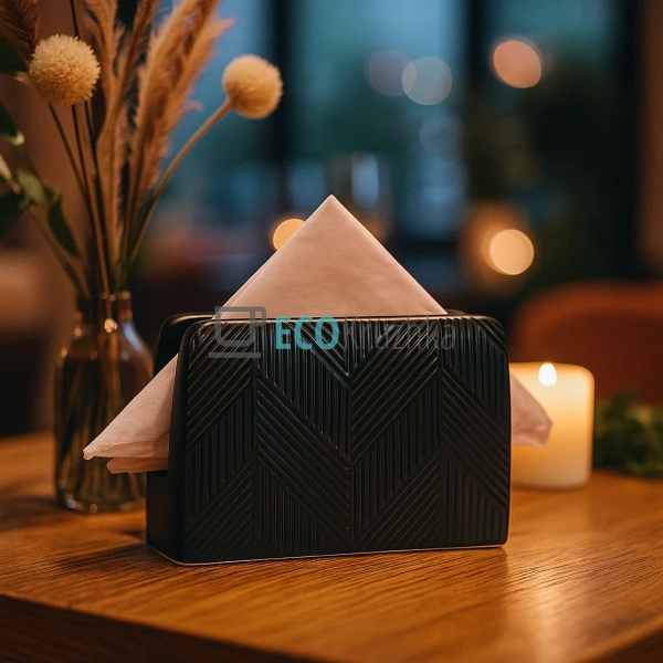 Серветниця "Geometry Black" Maestro MR-20003-44 Серветниця "Geometry Black" Maestro MR-20003-44