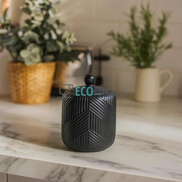 Набір для спецій Maestro 5 предметів "Geometry Black" ке ... Набір для спецій Maestro 5 предметів "Geometry Black" ке ...