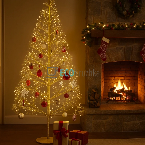 Світлодіодне дерево, 2100 міні-LED лампочок, теплий біли ... Світлодіодне дерево, 2100 міні-LED лампочок, теплий біли ...