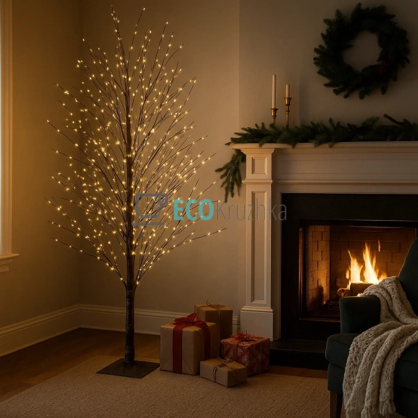 Світлодіодне дерево, 500 міні-LED лампочок, теплий білий ... Світлодіодне дерево, 500 міні-LED лампочок, теплий білий ...