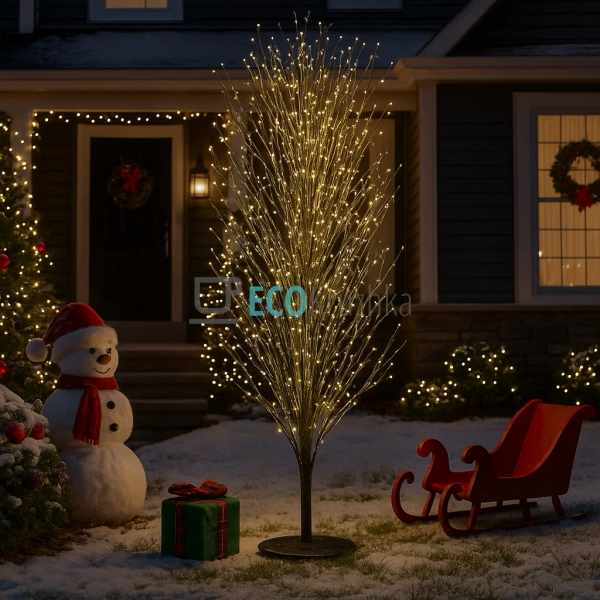 Світлодіодне дерево, 2000 міні-LED лампочок, теплий біли ... Світлодіодне дерево, 2000 міні-LED лампочок, теплий біли ...