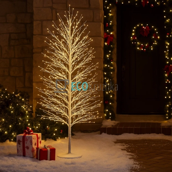 Світлодіодне дерево, 1000 міні-LED лампочок, тепле біле ... Світлодіодне дерево, 1000 міні-LED лампочок, тепле біле ...