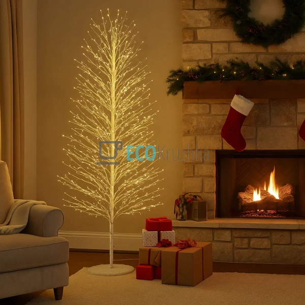 Світлодіодне дерево, 1500 міні-LED лампочок, теплий біли ... Світлодіодне дерево, 1500 міні-LED лампочок, теплий біли ...