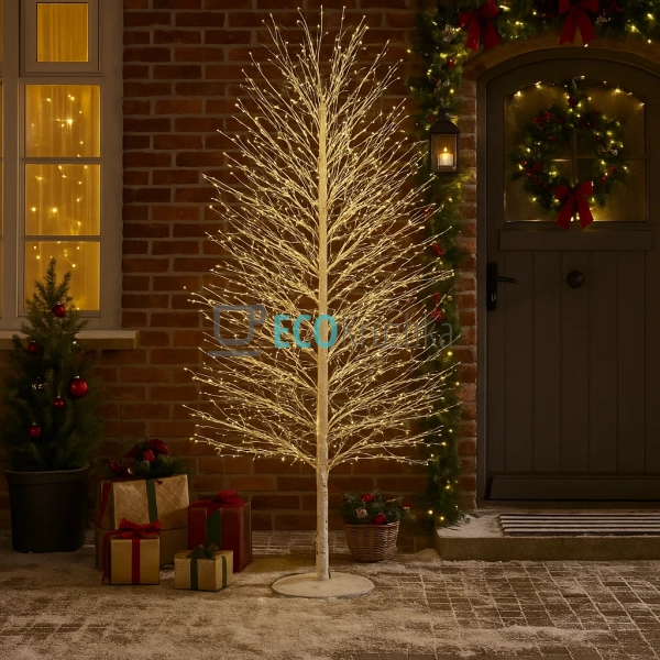 Світлодіодне дерево, 2000 міні-LED лампочок, тепле біле ... Світлодіодне дерево, 2000 міні-LED лампочок, тепле біле ...