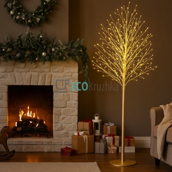 Світлодіодне дерево, 580 міні-LED лампочок, теплий білий ... Світлодіодне дерево, 580 міні-LED лампочок, теплий білий ...