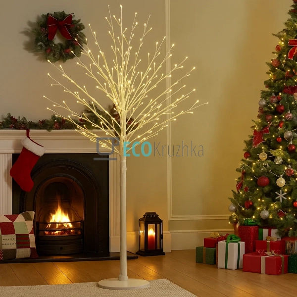 Світлодіодне дерево, 900 міні-LED лампочок, теплий білий ... Світлодіодне дерево, 900 міні-LED лампочок, теплий білий ...