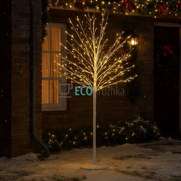 Світлодіодне дерево, 900 міні-LED лампочок, теплий білий ... Світлодіодне дерево, 900 міні-LED лампочок, теплий білий ...