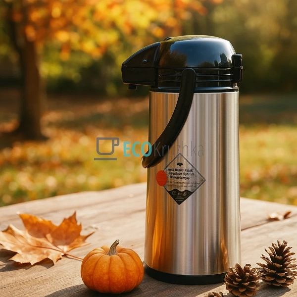 Термос із помпою та скляною колбою Термопод 1.9 л Frico  ...