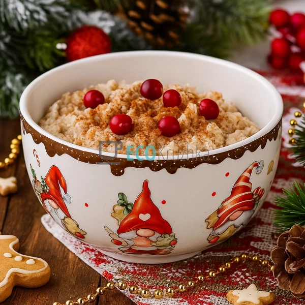 Піала новорічна керамічна з гномами та пряниками 750 мл ... Піала новорічна керамічна з гномами та пряниками 750 мл ...