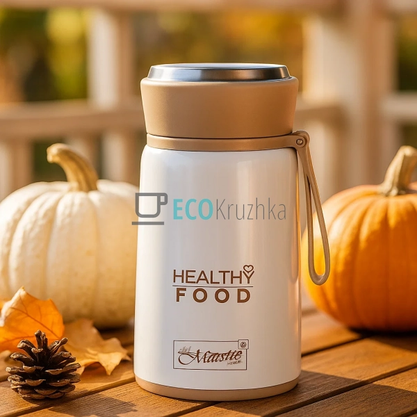 Термос Maestro харчової обідній для супу 800мл з нержаві ... Термос Maestro харчової обідній для супу 800мл з нержаві ...