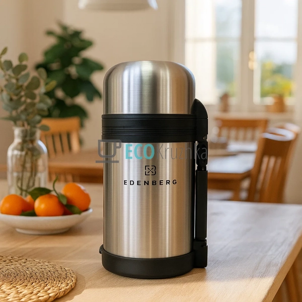 Термос Edenberg харчової обідній для супу 800 мл з нержа ... Термос Edenberg харчової обідній для супу 800 мл з нержа ...