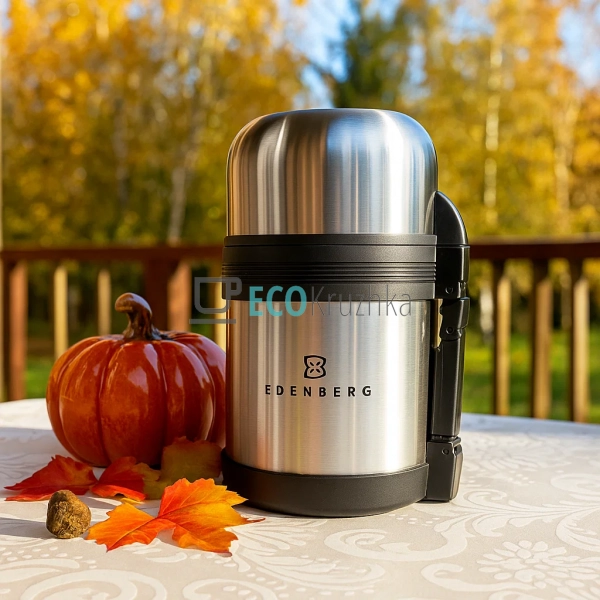 Термос Edenberg харчової обідній для супу 600 мл з нержа ... Термос Edenberg харчової обідній для супу 600 мл з нержа ...