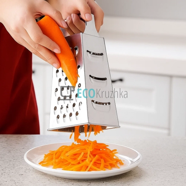 Тертка універсальна 4в1 Чотирьохстороння Frico FRU-276 Тертка універсальна 4в1 Чотирьохстороння Frico FRU-276