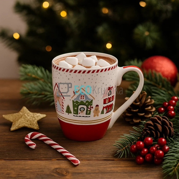 Чашка фарфор 400 мл Christmas (311-101-3) Чашка фарфор 400 мл Christmas (311-101-3)