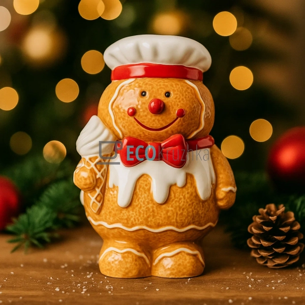 Банка керамічна для солодощів "Пряничний хлопчик", 1.2 л ... Банка керамічна для солодощів "Пряничний хлопчик", 1.2 л ...