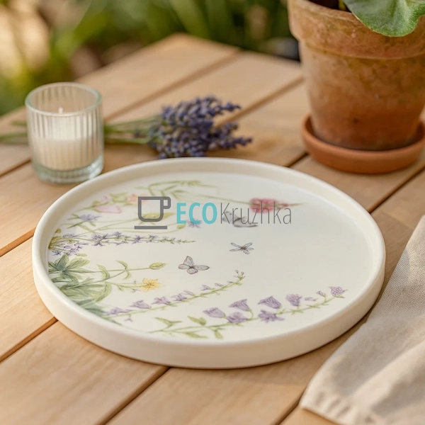 Десертна порцелянова тарілка ... Десертна порцелянова тарілка ...