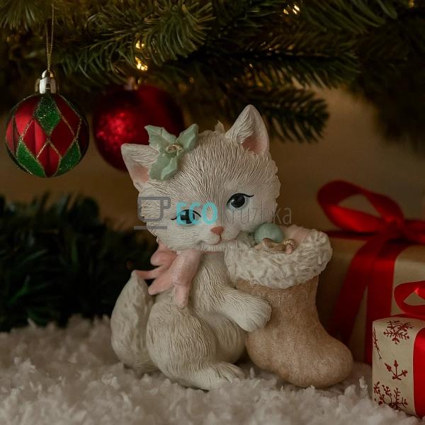 Декоративна підвіска "Котик із чобітком" – 10.5 × 5.5 × ... Декоративна підвіска "Котик із чобітком" – 10.5 × 5.5 × ...