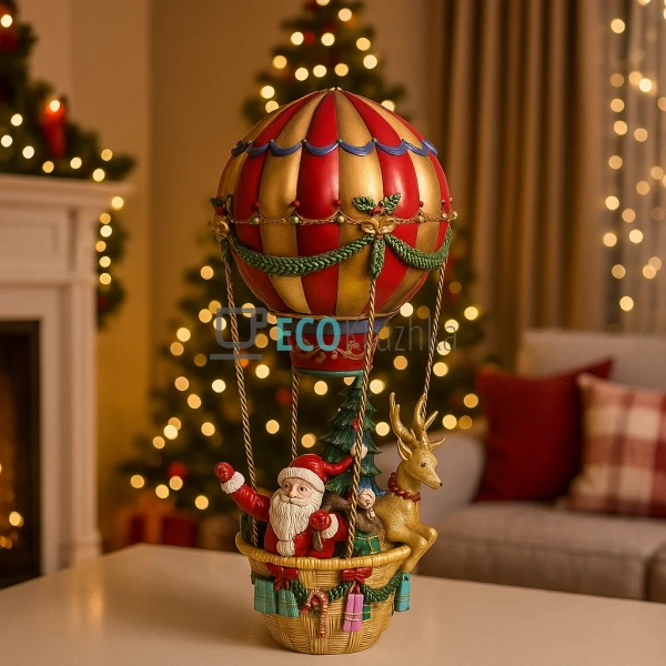 Новорічний декор «Санта з оленем на повітряній кулі» 43 ... Новорічний декор «Санта з оленем на повітряній кулі» 43 ...