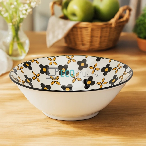 Салатник фарфоровий 17.5 см Злата (CLW-21-№7) Салатник фарфоровий 17.5 см Злата (CLW-21-№7)