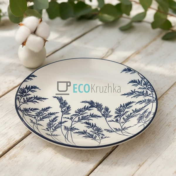 Тарілка фарфорова 20 см Соломія (CLW-17-№8) Тарілка фарфорова 20 см Соломія (CLW-17-№8)