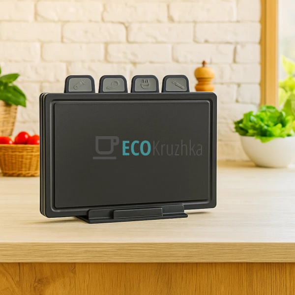 Набір ножів з обробними дошками 10 предметів Edenberg чо ...