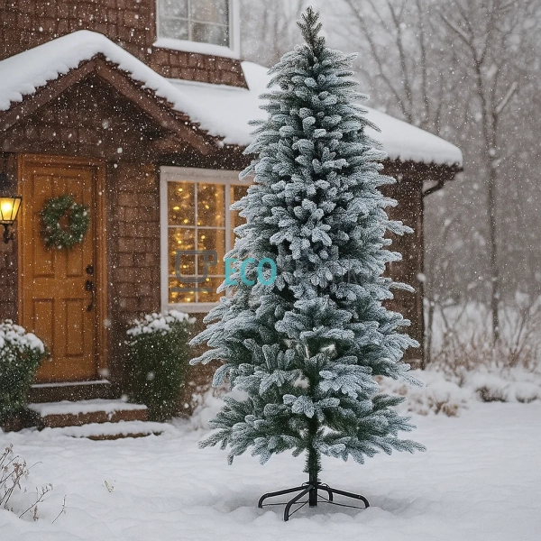 Штучна ялинка "Вечірній вальс" 213 см, на металевій підс ... Штучна ялинка "Вечірній вальс" 213 см, на металевій підс ...
