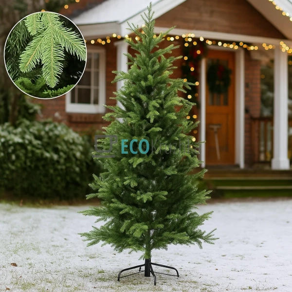 Штучна ялинка "Датська" 150 см, 1136 гілок, пишна новорі ... Штучна ялинка "Датська" 150 см, 1136 гілок, пишна новорі ...